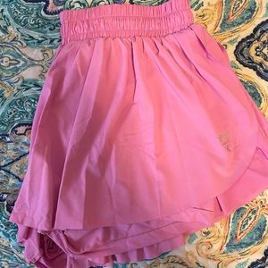 pink butterfly shorts